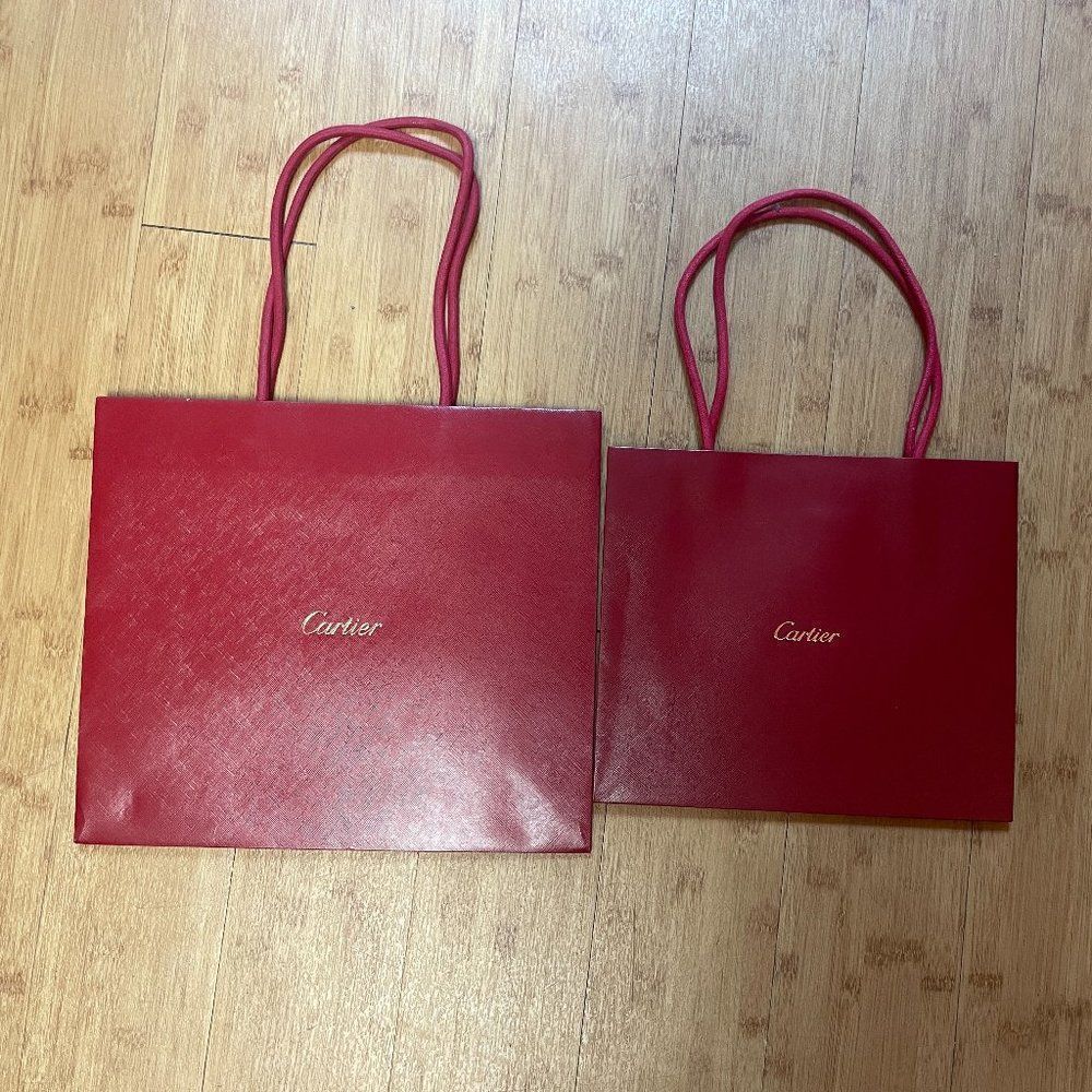Authentic Cartier Shopping/Gift Bags
